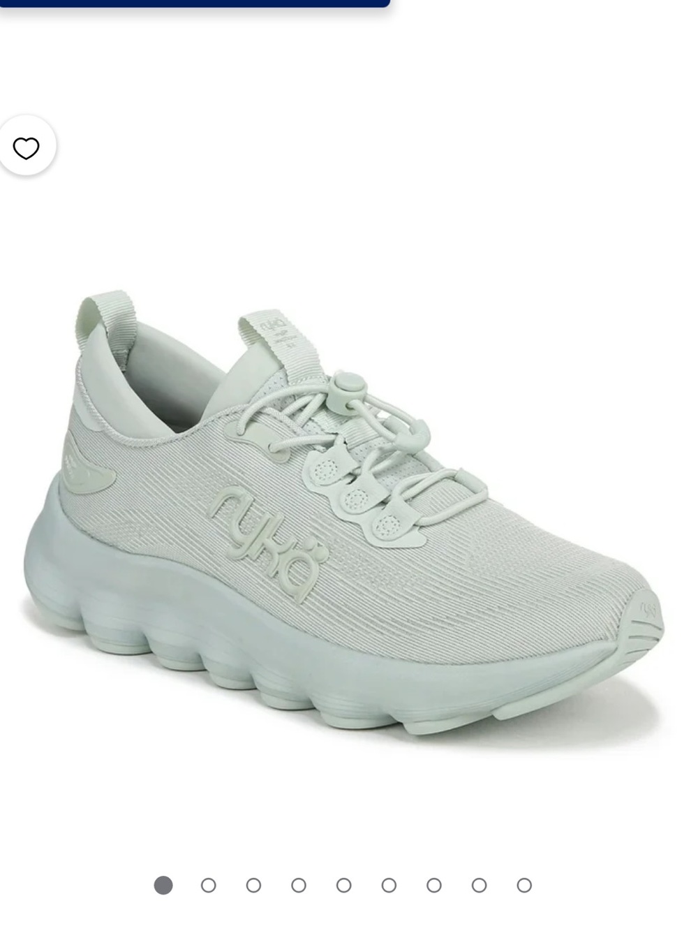 Ryka Mint Green Slip-On Athletic Sneaker